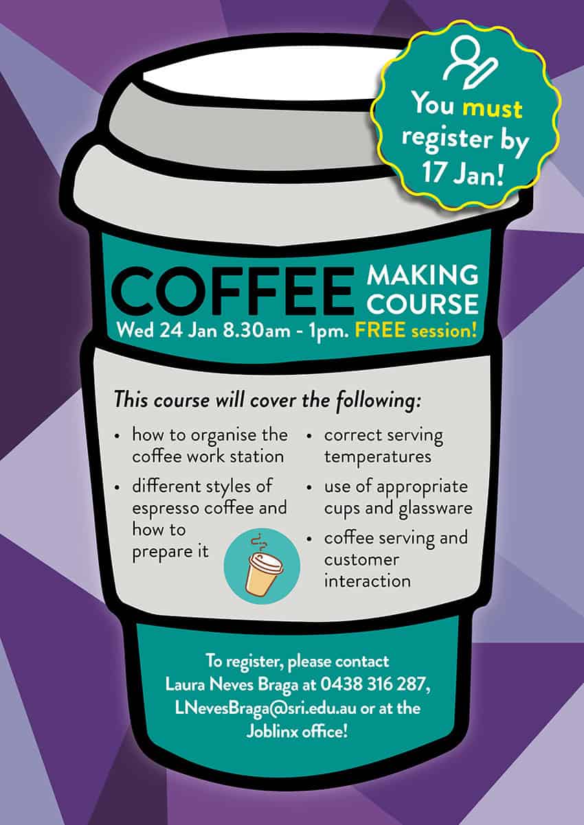Coffee making course