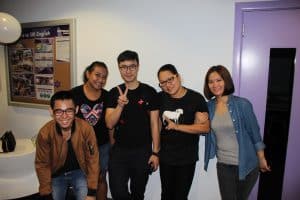 Renovation launch with friends