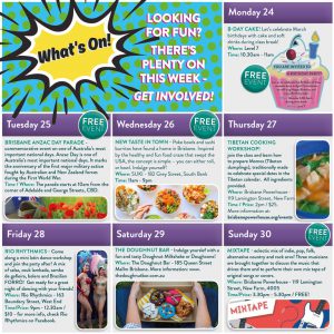 April Events Calendar