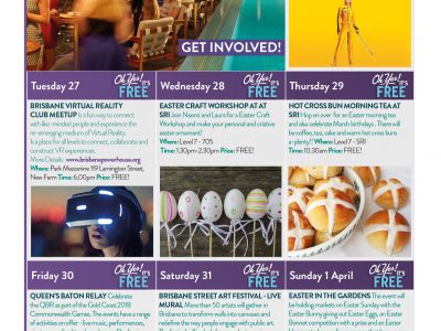 March Events Calendar